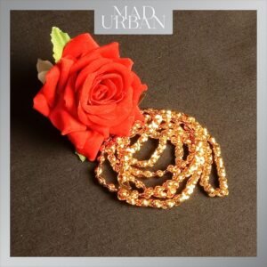 [Readystock] Traditional Indian Gold Paruppu Parupu Long Chain Gold Plated Daily Wear Gold Coated Necklace Mad Urban