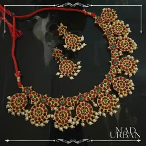 [CLEARANCE DAY] PAYDAY Arrivals Kemp Kerala Design Premium Quality Arakku Stones Bharathanatyam Sets Mad Urban Necklace