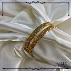 [NEW Emas Bangkok] Readystock Gold Plated Bangle Gelang Tangan Dewasa 2 Piece Sahaja! Sepuhan Emas 916 Mad Urban