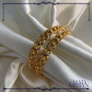 Gold Plated Bangle Jangri Design Gelang Perempuan India Celup Emas Original Mad Urban Jewellery Bangle Set Gold Plating