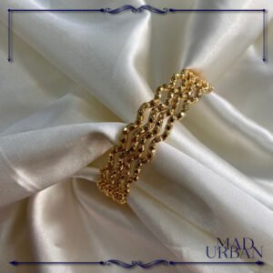 [24K READYSTOCK] Childrens Bangle Gold Plated Everyday casual wear Kids Gelang Tangan Budak Kecil Mad Urban Emas Bangkok