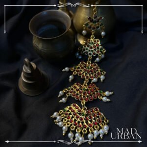 [NEW YEAR PROMO] Forehead Kemp Temple Jewellery Tikka Netichuti Head Accessory Traditional Indian Nethichutti Mad Urban