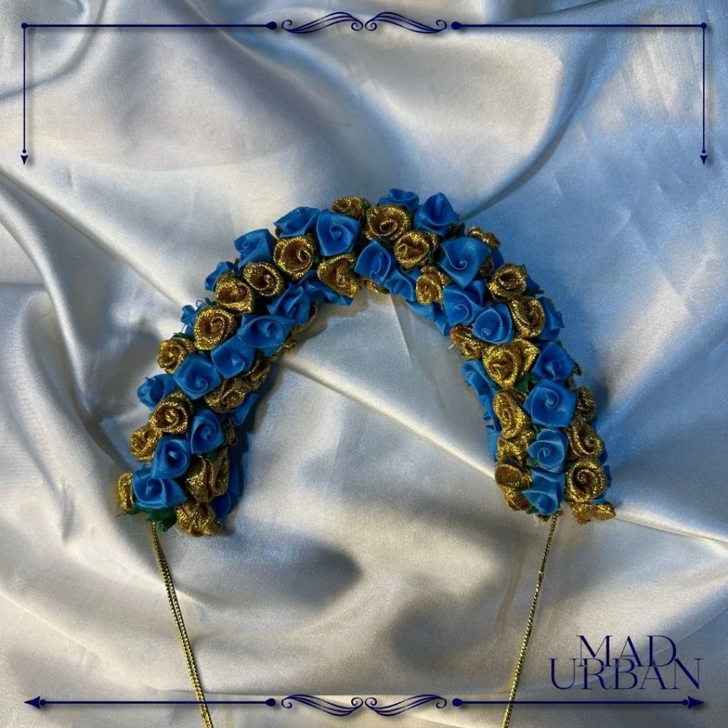 Readystock Gajra Bridal Hair Flower Deco Artificial Jasmine Flower Maaligai Poo (Kondai Mazhai) Mad Urban Hair Accessory