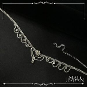 [FREE SHIPPING] Saree Hip Chains Silver Base Saree Hip Belts Rantai Pinggang Moden India Bollywood Fesyen Mad Urban