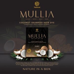 [HOT SELLING] MULIA Coconut Kelapa Shampoo Hair Black Hitam Hair Dye 10 Sachet dalam 1 Box Pewarna Rambut